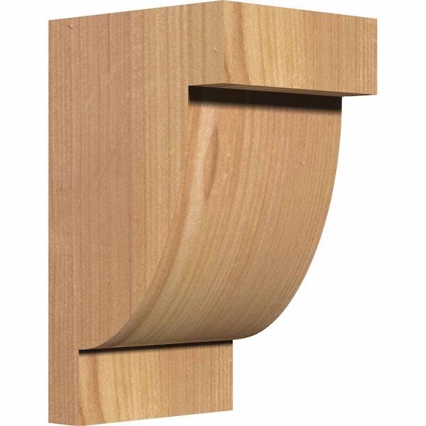 Ekena Millwork Alpine Smooth Corbel, Western Red Cedar, 5 1/2"W x 6"D x 10"H COR06X06X10ALP00SWR - main